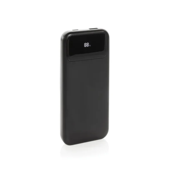 Turbopack RCS rplastic powerbank 10.000 ingebouwde kabels zwart