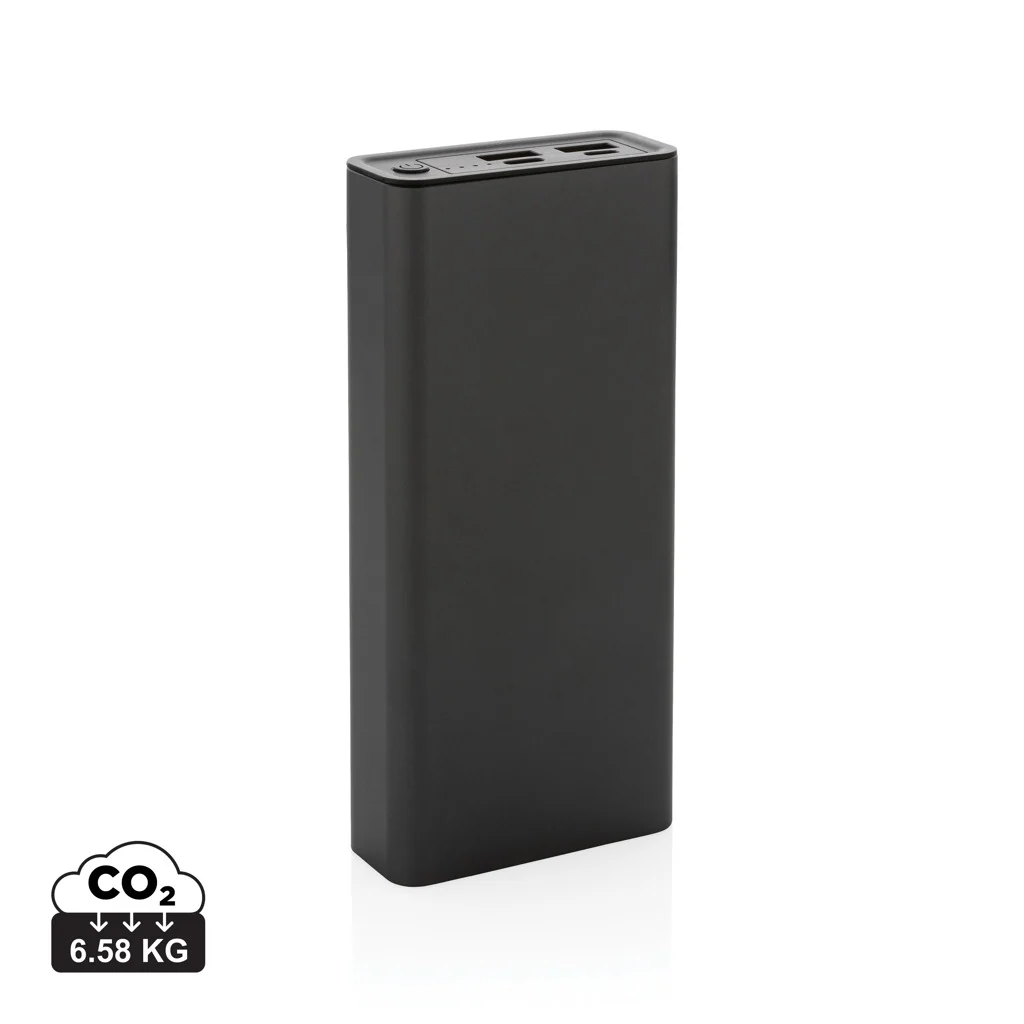 Terra RCS gerecyclede 20W aluminium powerbank 20.000 mAh