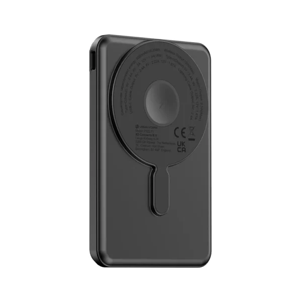 Urban Vitamin Redwood 5-in-1 5.000mAh 20W PD magn. powerbank zwart