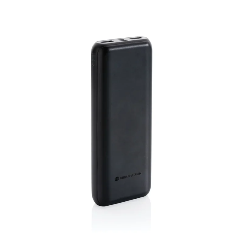 Urban Vitamin Pasadena 20.000 mAh 18W PD powerbank zwart