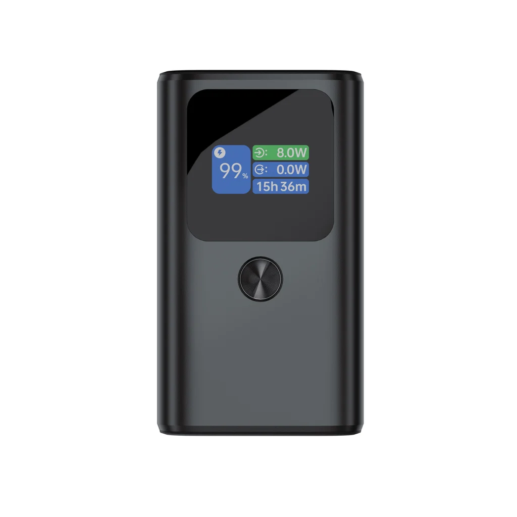 Urban Vitamin Campbell 55W 10.000 mAh zakformaat powerbank grijs