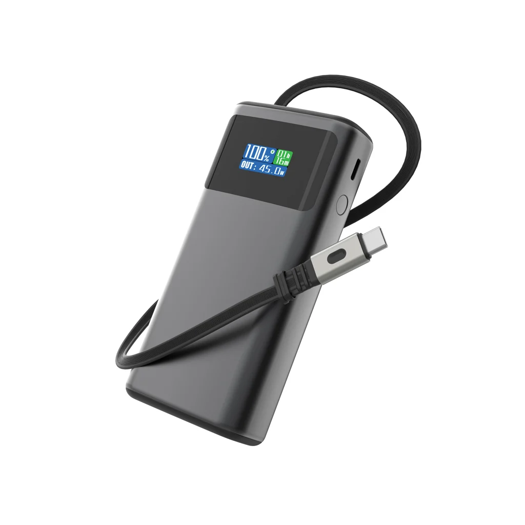 Quantum RCS ultra-fast PD45W 10.000mAh powerbank met scherm