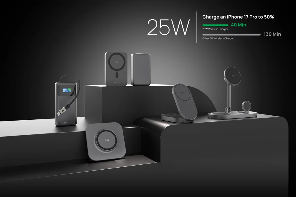 Quantum RCS ultra-fast PD45W 10.000mAh powerbank met scherm