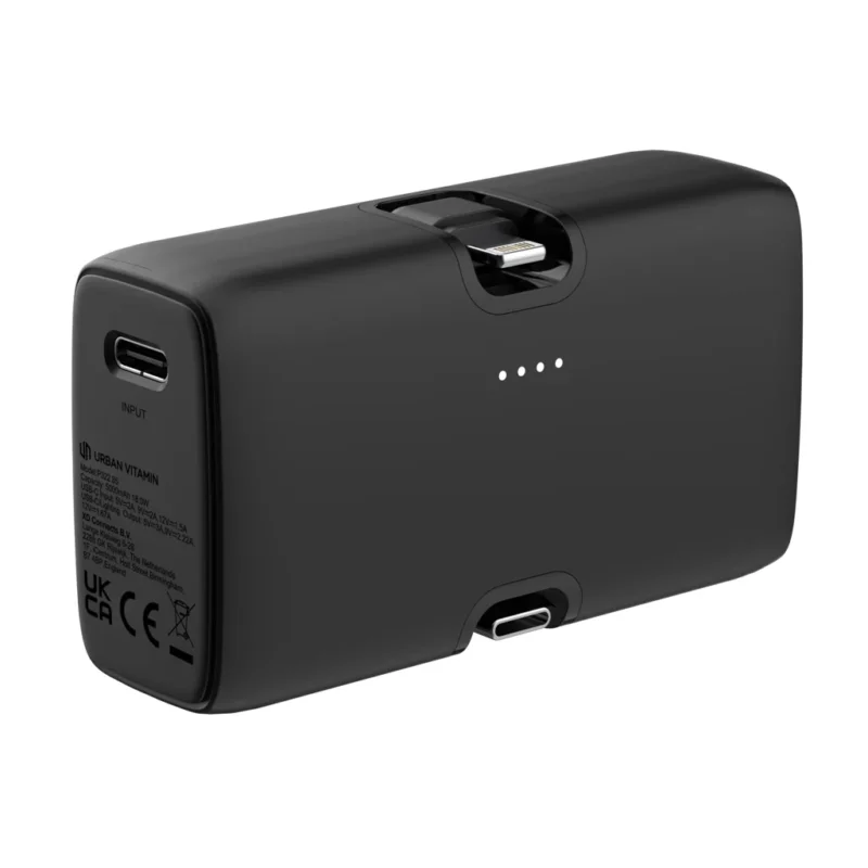 Urban Vitamin Los Angeles RCS rplastic 20W PD powerbank zwart