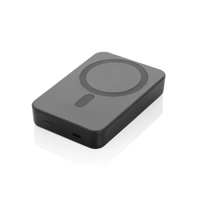 Amporia RCS rplastic magnetische 10.000 mAh powerbank zwart