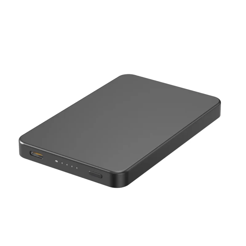 Urban Vitamin Marin 5000mAh magnetic 15W wireless powerbank zwart
