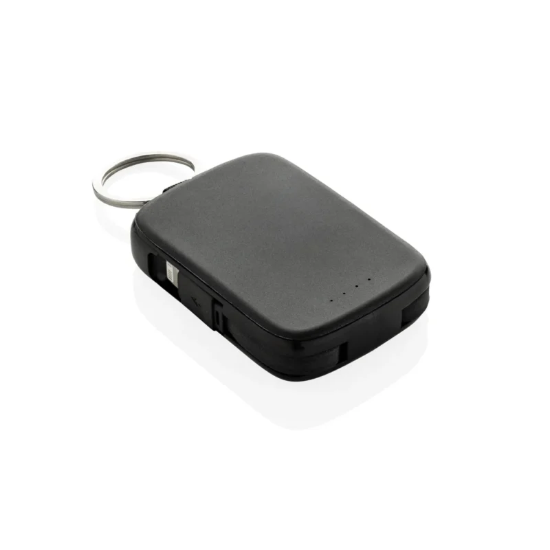 Nexo RCS sleutelhanger powerbank 2.000 mAh met geïntegreerde zwart
