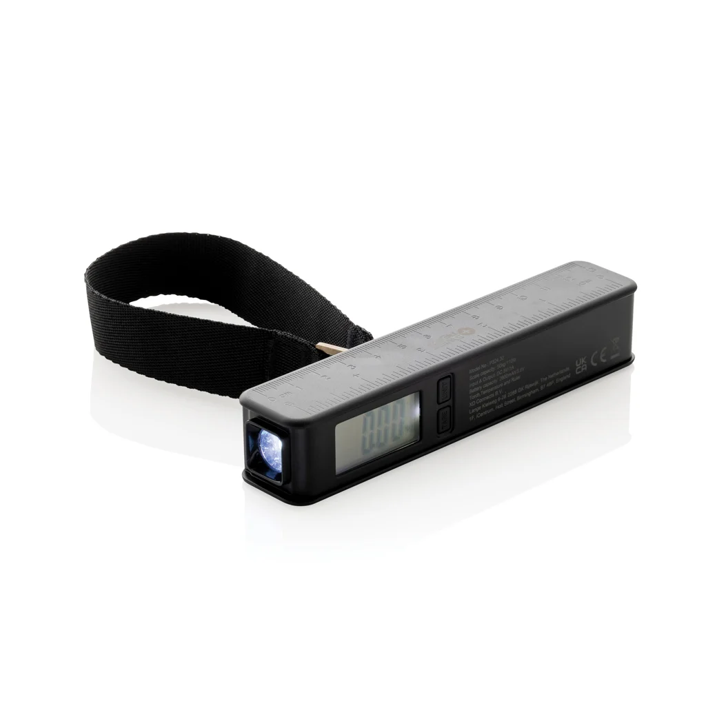 Swiss Peak 5-in-1 bagageweegschaal, powerbank en zaklamp zwart