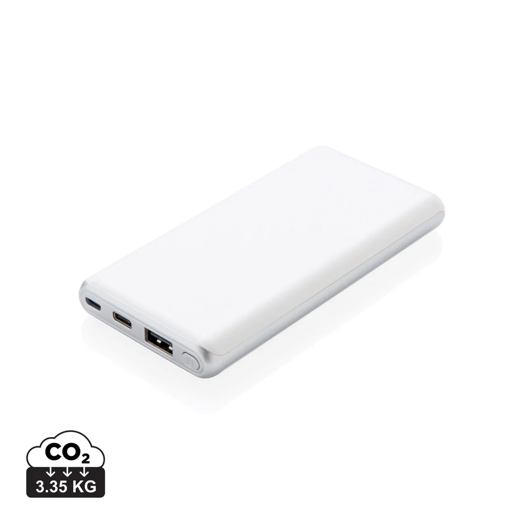 Ultra snelle 10.000 mAh powerbank met PD wit
