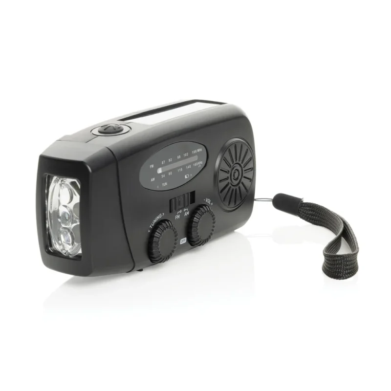RescueWave noodradio van RCS gerecycled plastic zwart