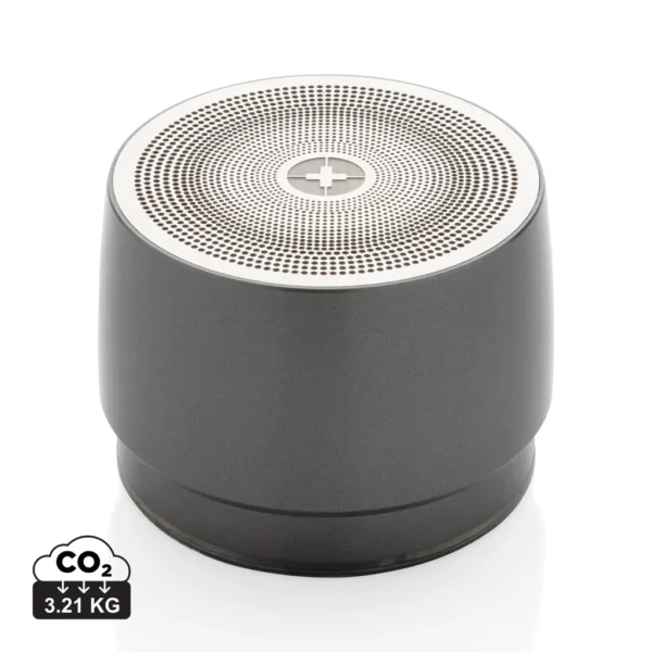 Swiss Peak 5W draadloze bass speaker grijs, grijs