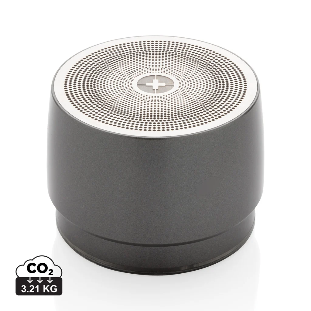 Swiss Peak 5W draadloze bass speaker grijs, grijs