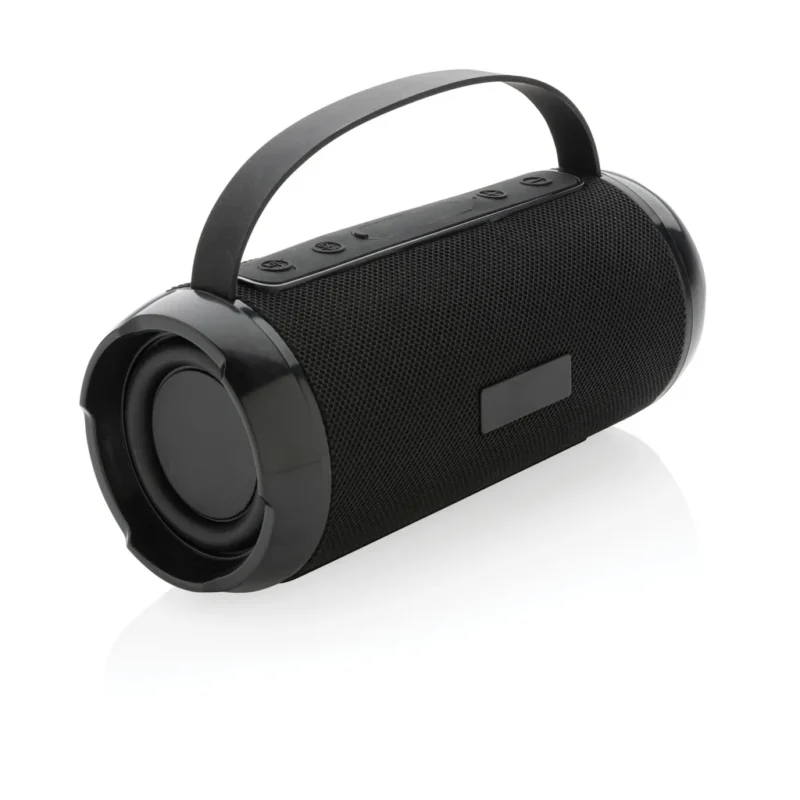 RCS recycled plastic Soundboom waterdichte 6W luidspreker zwart
