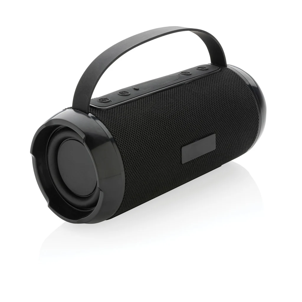 RCS recycled plastic Soundboom waterdichte 6W luidspreker zwart