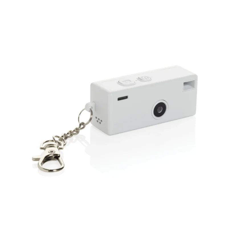 Cliq it RCS gerecyclede plastic sleutelhangercamera wit