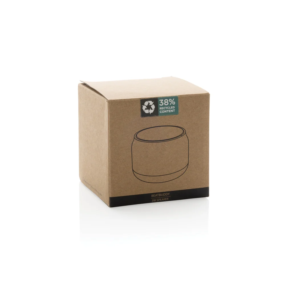BeatBuddy gerecycled plastic 3W-luidspreker