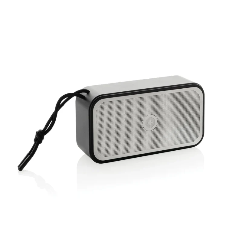 Swiss Peak RCS gerecycled aluminium 10W bass speaker grijs