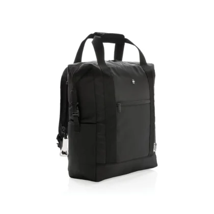 Swiss Peak koeldraagtas/rugzak PVC vrij zwart