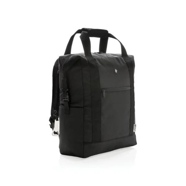 Swiss Peak koeldraagtas/rugzak PVC vrij zwart