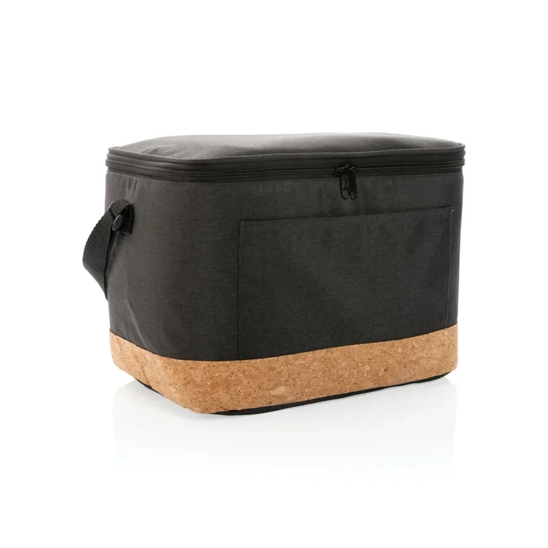 Impact AWARE™ XL RPET two tone koeltas met kurken detail zwart