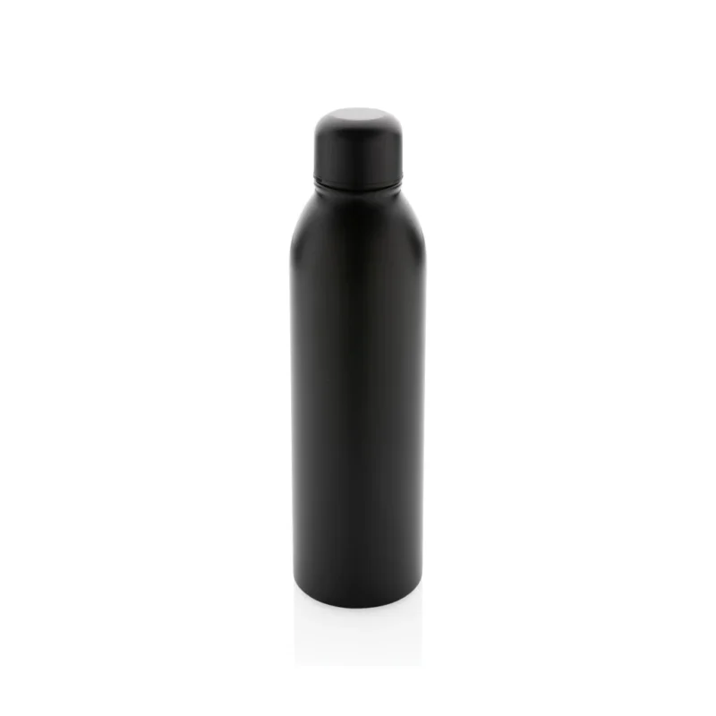RCS gerecycled roestvrijstalen vacuümfles 500ML zwart