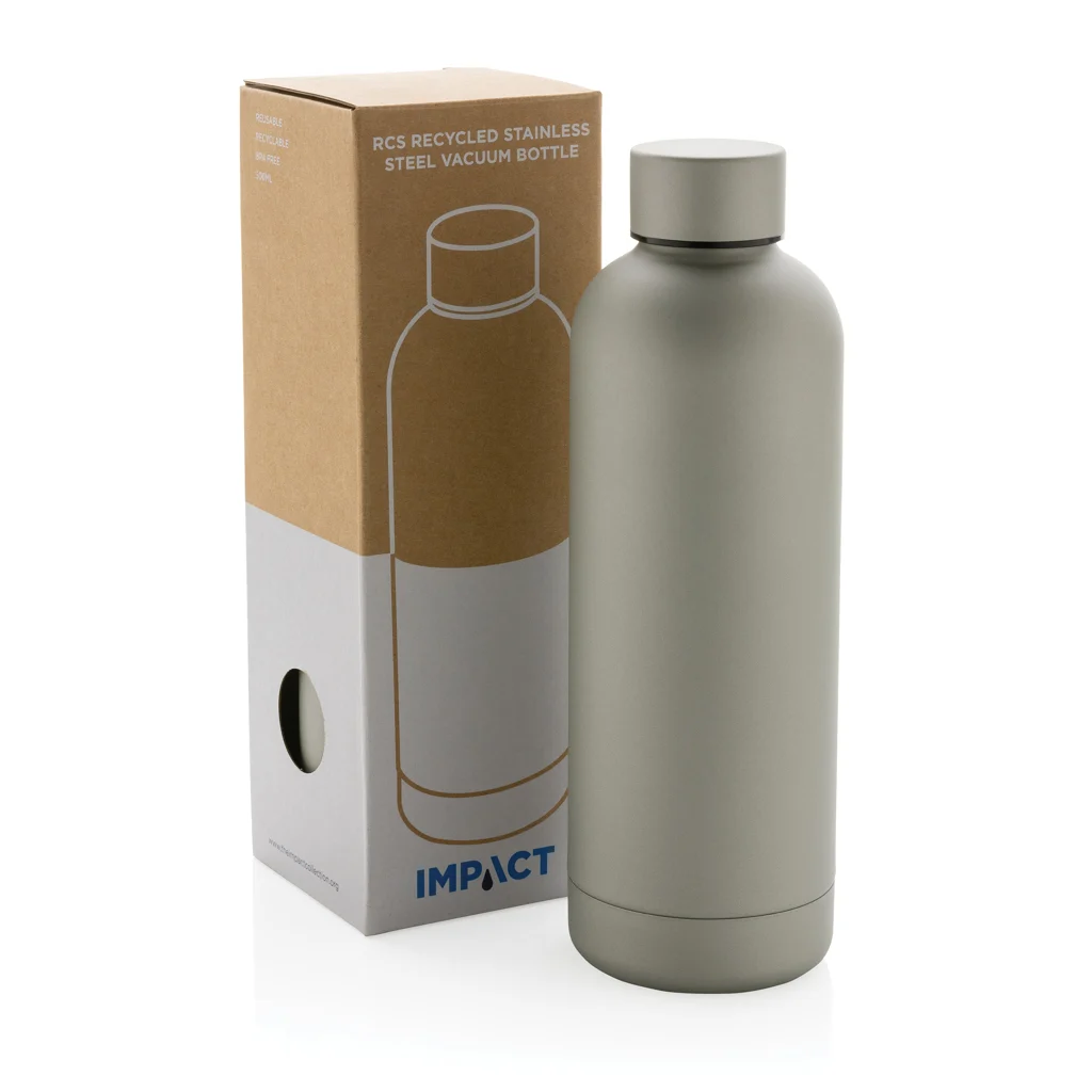 RCS gerecycled roestvrijstalen Impact vacuümfles