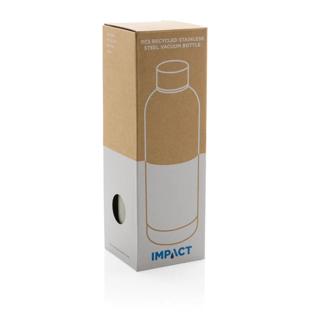 RCS gerecycled roestvrijstalen Impact vacuümfles