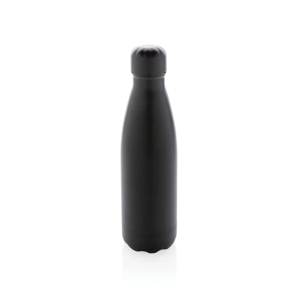 Unikleur vacuüm geïsoleerde roestvrijstalen fles 500 ml zwart