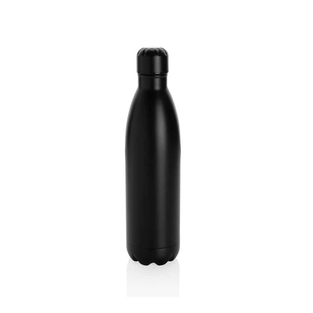 Unikleur vacuum roestvrijstalen fles 750ml zwart