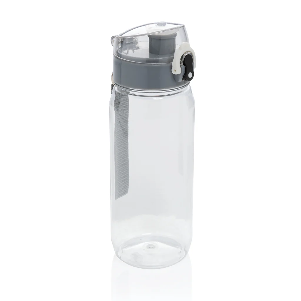 Yide RCS Gerecyclede PET lekvrije afsluitbare fles 600ml transparant