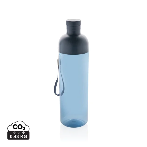 Impact RCS gerecyclede PET lekvrije waterfles 600 ml donkerblauw