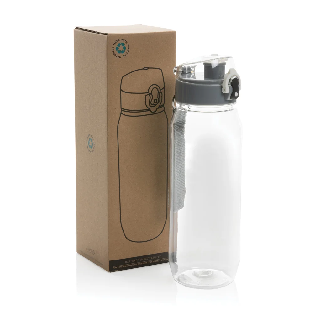 Yide RCS Gerecyclede PET lekvrije afsluitbare fles 800ml