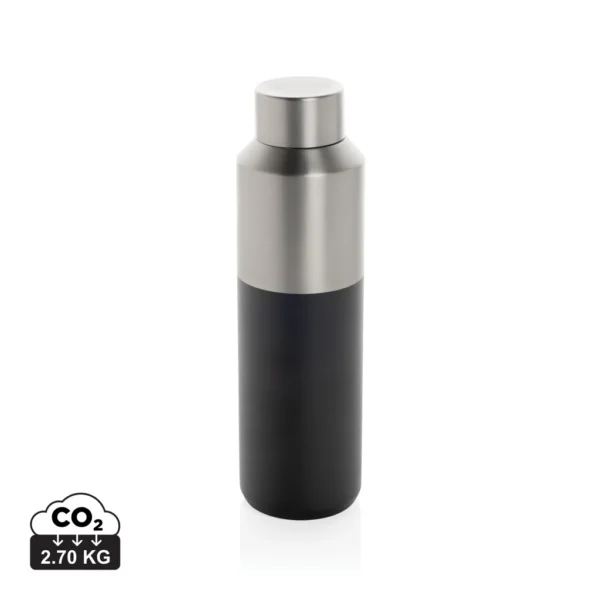 Fluid RCS gerecycled RVS water fles 600ML zwart