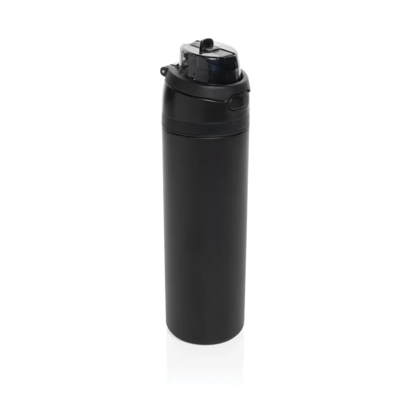 Omni Sip RCS Recycled RVS waterfles 720ML zwart