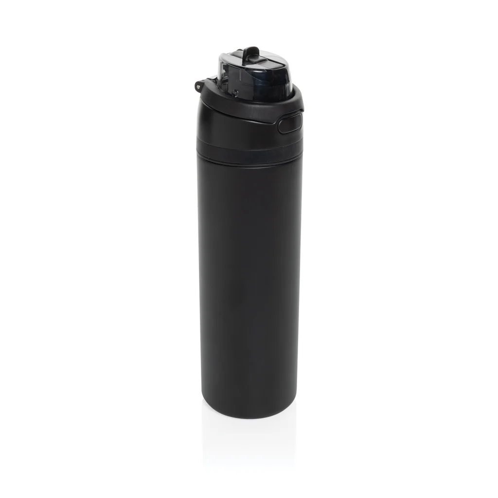 Omni Sip RCS Recycled RVS waterfles 720ML zwart