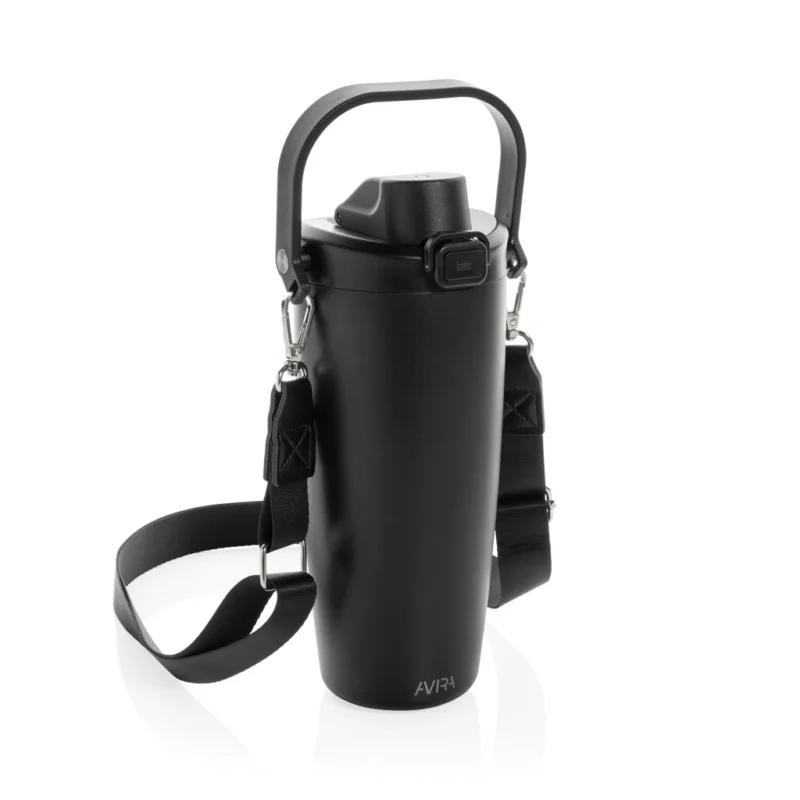 Avira Ayala RCS R-RVS duosip afsluitbare crossbody tumbler zwart