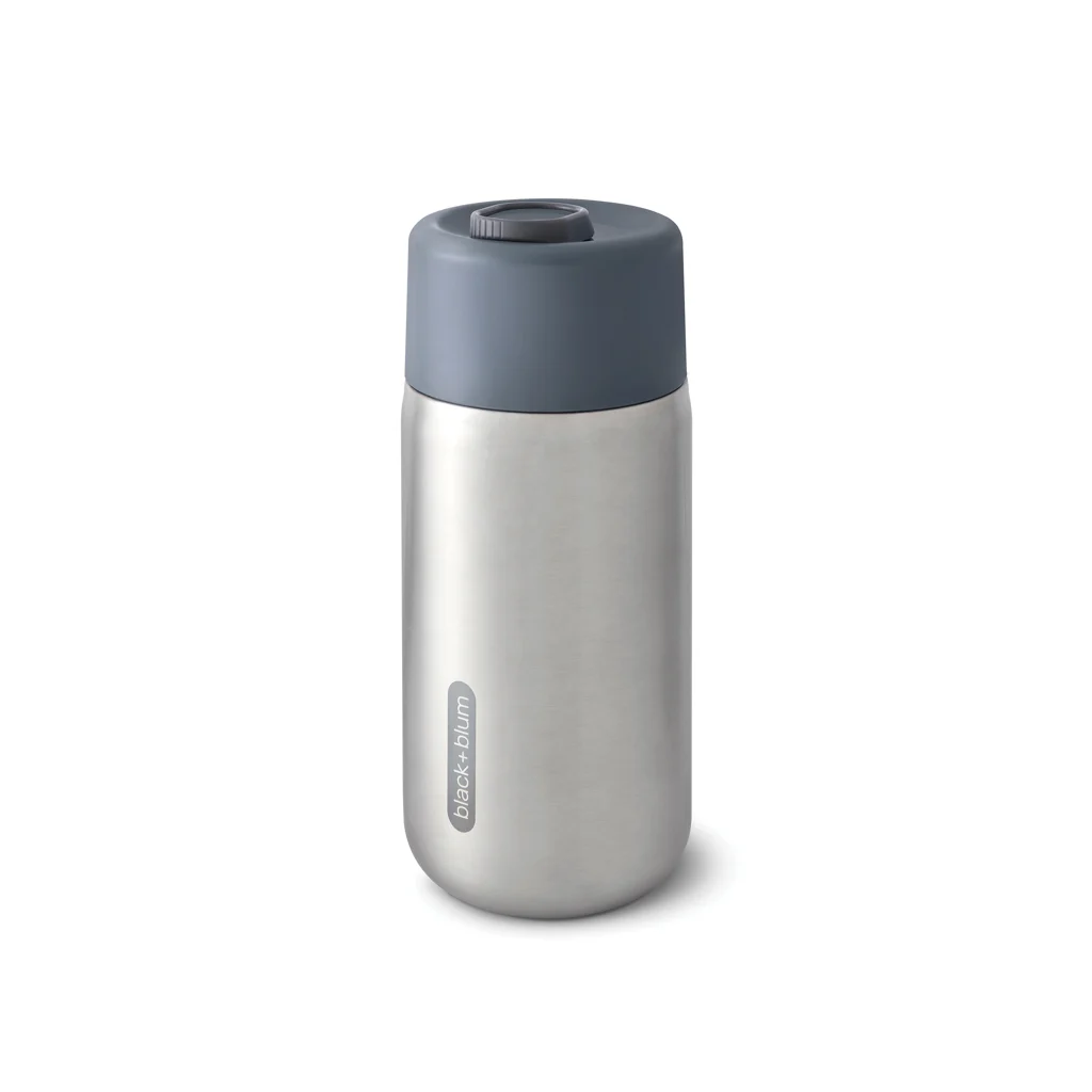 Black+Blum geisoleerde lekvrije reisbeker 340ml. grijs