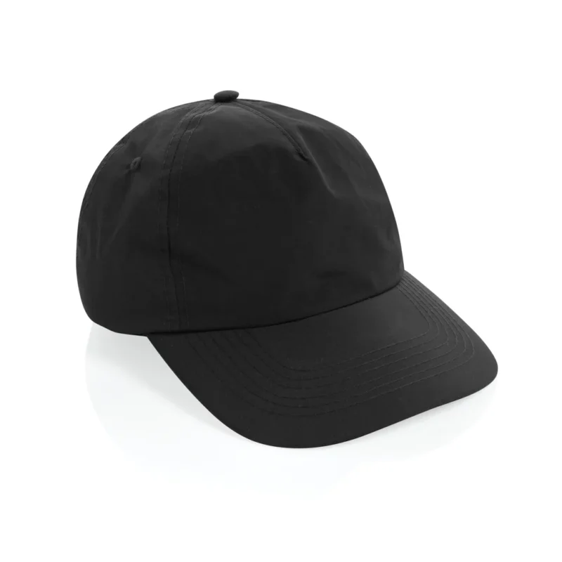 KENTO URBAN RCS gerecyclede nylon 5-panel adventure cap zwart