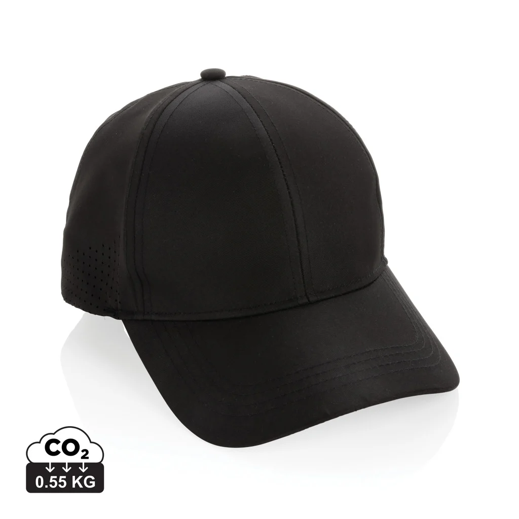 Impact AWARE™ 6 panel rpet sportcap zwart