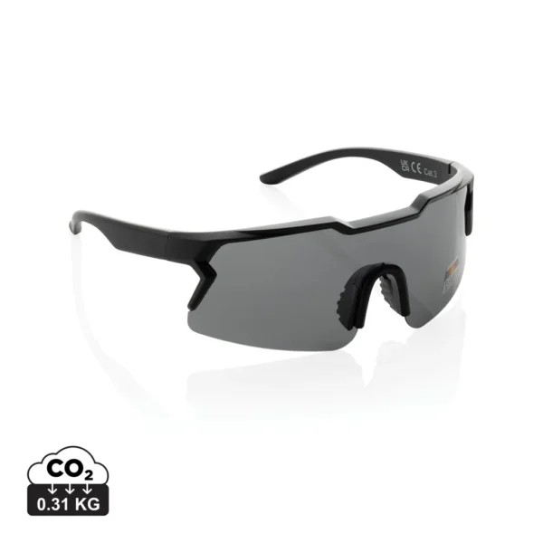 SproShield RCS plastic activity bril met gepolariseerde lens zwart