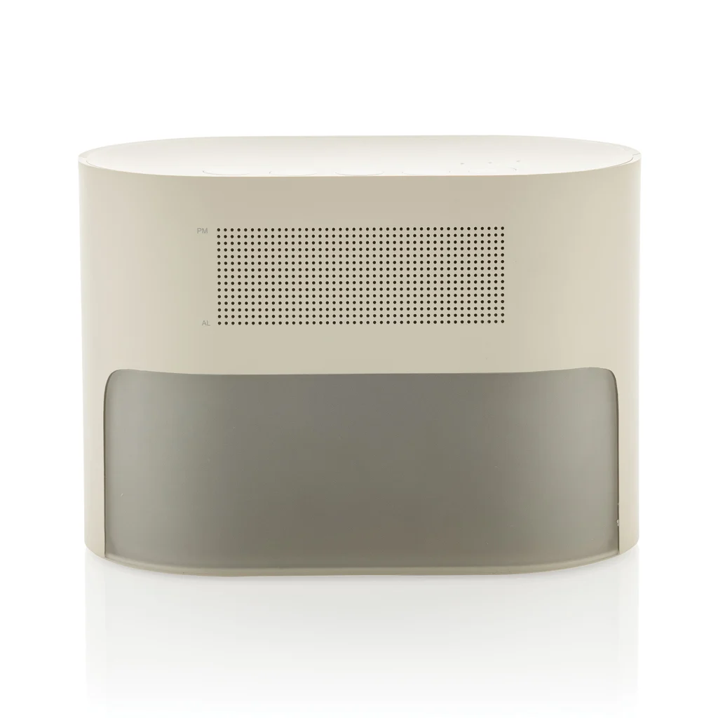 LumaRise RCS gerecycled plastic wekker met witte ruis