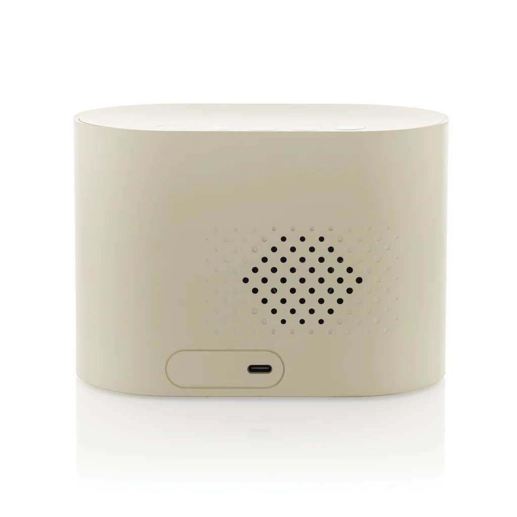 LumaRise RCS gerecycled plastic wekker met witte ruis