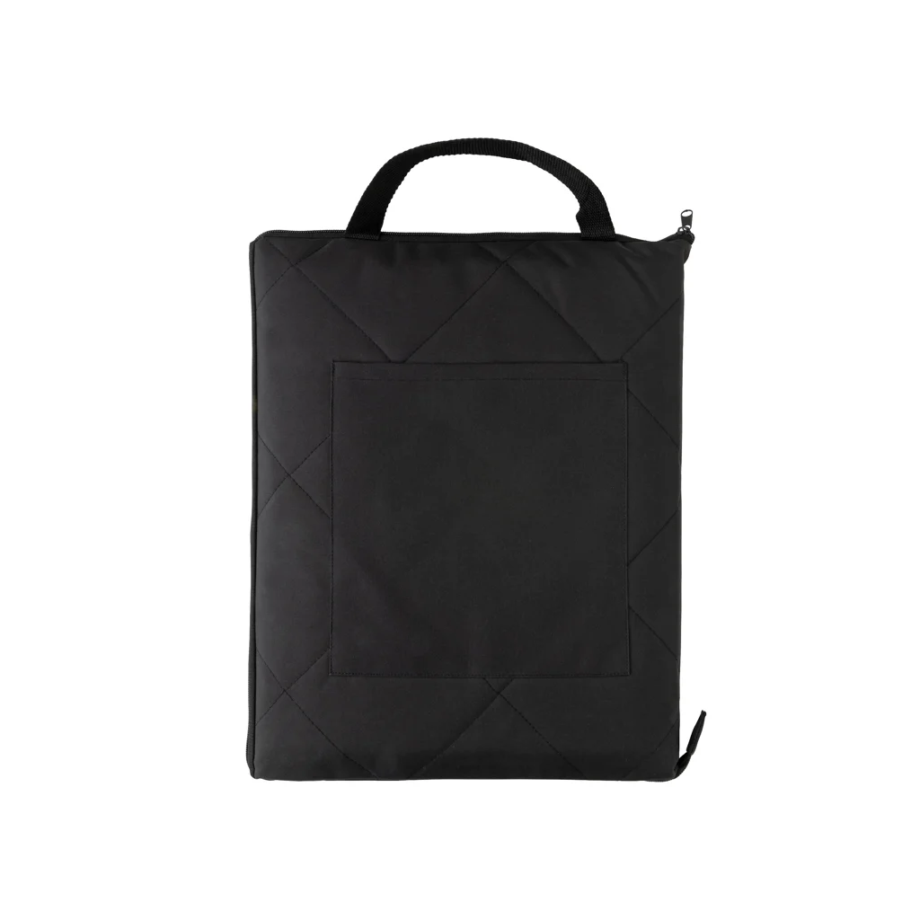 Impact Aware™ RPET opvouwbare gewatteerd picknickkleed zwart