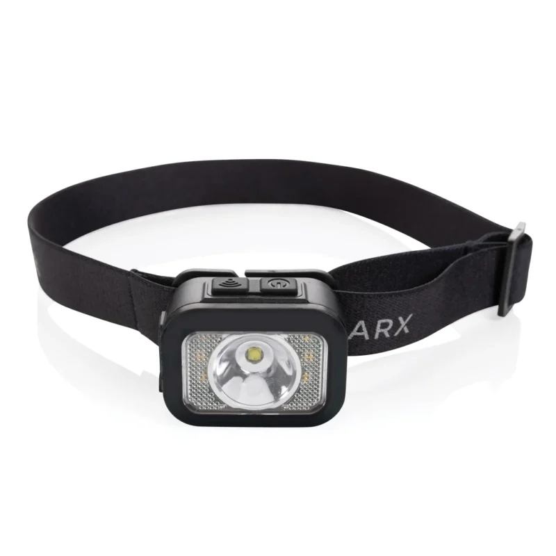 Gear X RCS replastic heavy duty oplaadbare hoofdlamp zwart, grijs