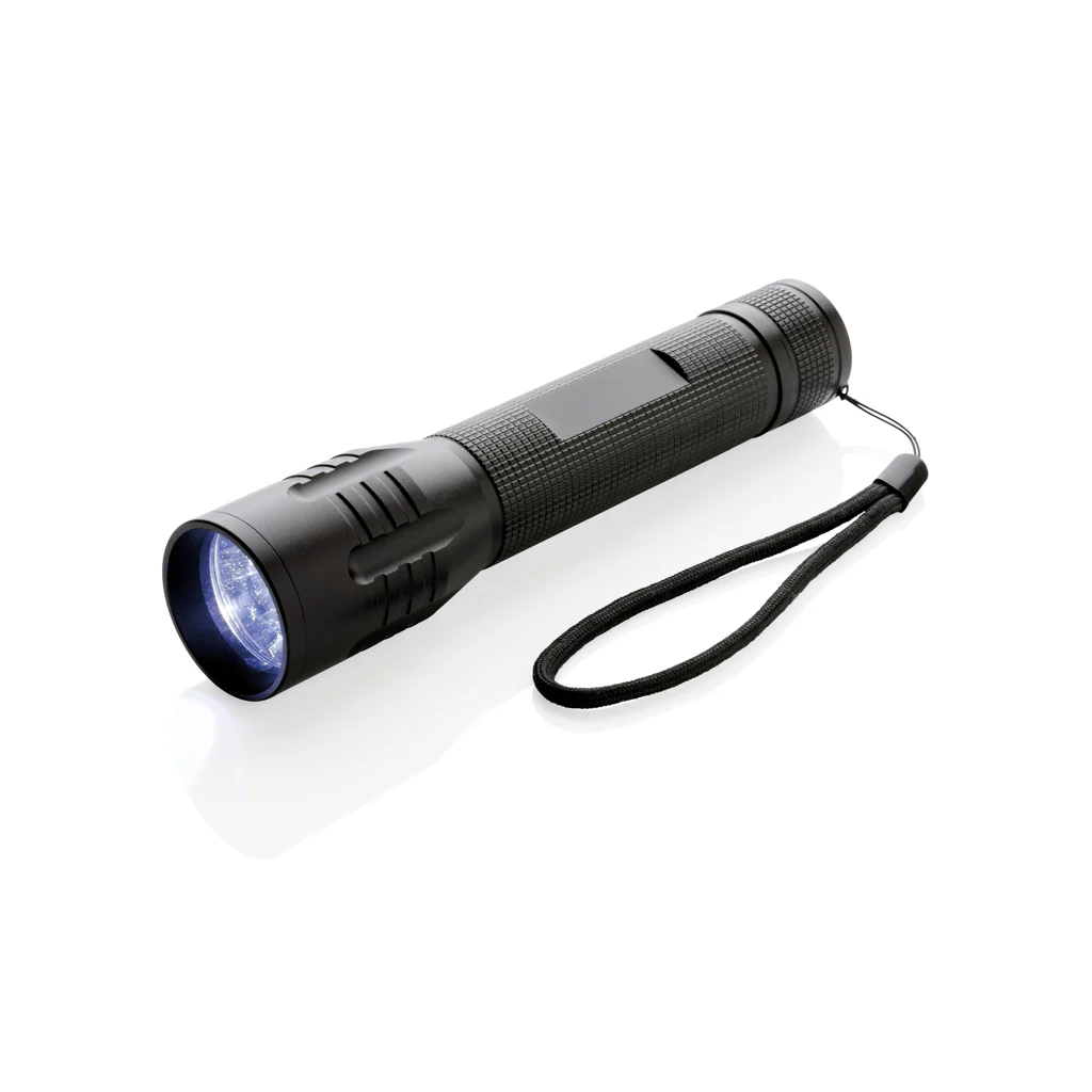 3W CREE zaklamp groot zwart
