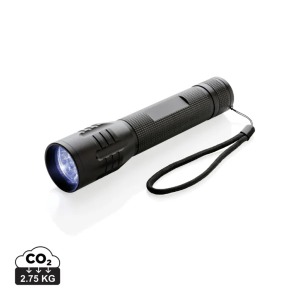 3W CREE zaklamp groot zwart