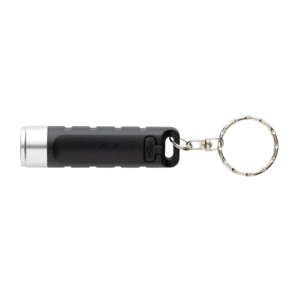 Globix RCS gerecycled plastic USB oplaadbare zaklamp