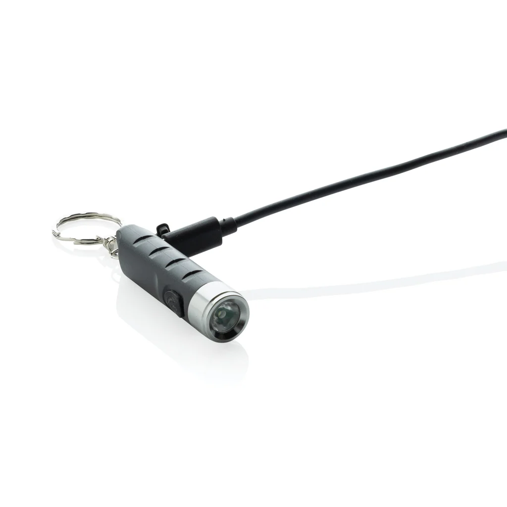 Globix RCS gerecycled plastic USB oplaadbare zaklamp