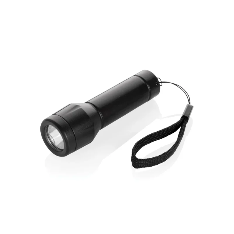 Flara RSC rplastic USB-oplaadbare zaklamp zwart