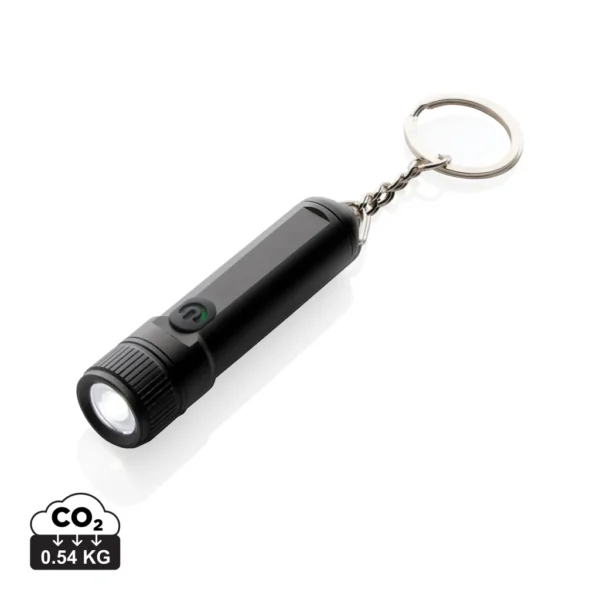 Gear X oplaadbare ultra felle zaklamp zwart